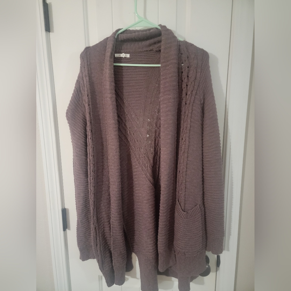 Women's Cozy Knit Sweater - Brown